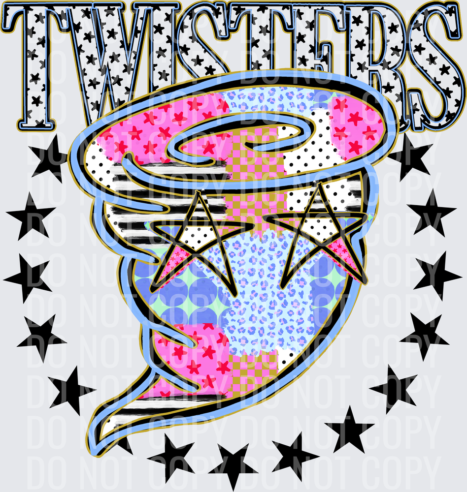KayndiDesigns 09.26 Patchwork Varisty Stars Twisters