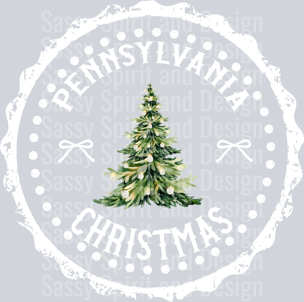 STATE CHRISTMAS STAMP Pennsylvania