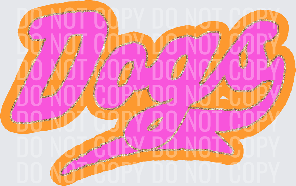 KayndiDesigns 08.26 Prism Script Dogs