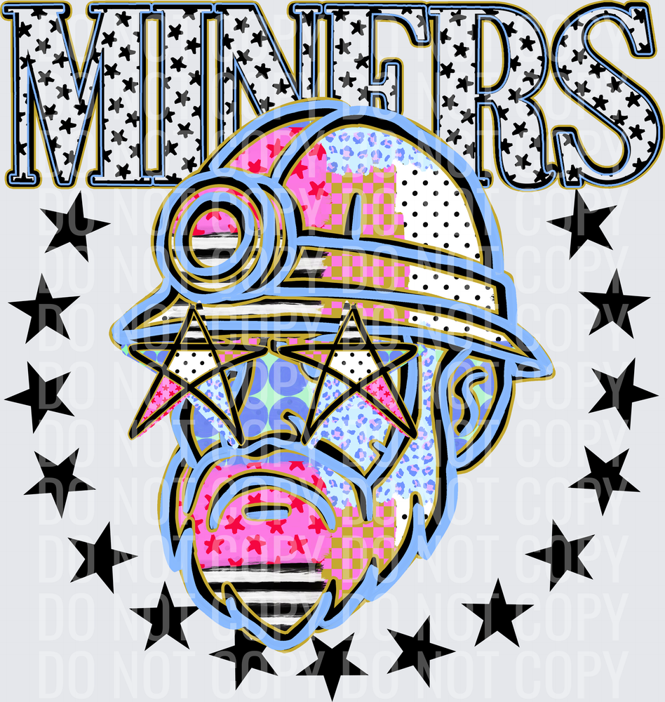 KayndiDesigns 09.26 Patchwork Varisty Stars Miners