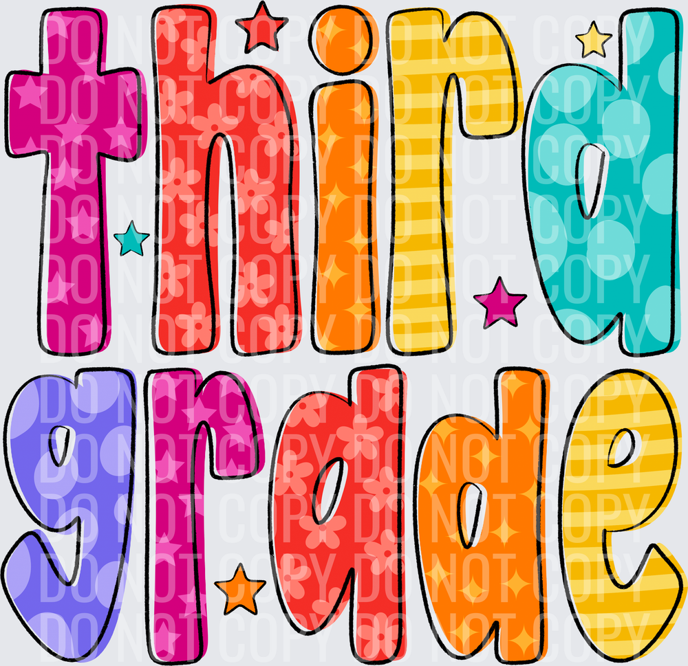 THIRD GRADE DOODLE