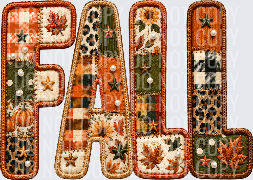 FALL FAUX EMBROIDERY