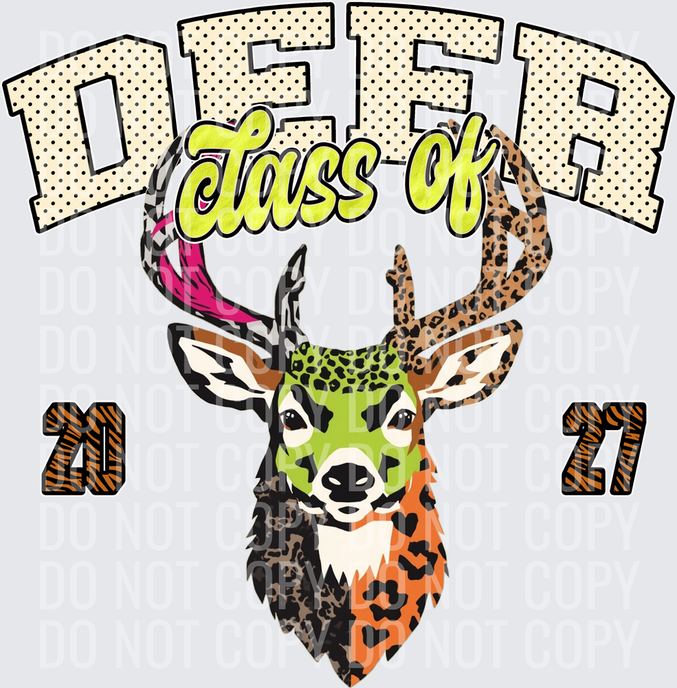 KayndiDesigns 10.26 Class of 2027 Bright Deer