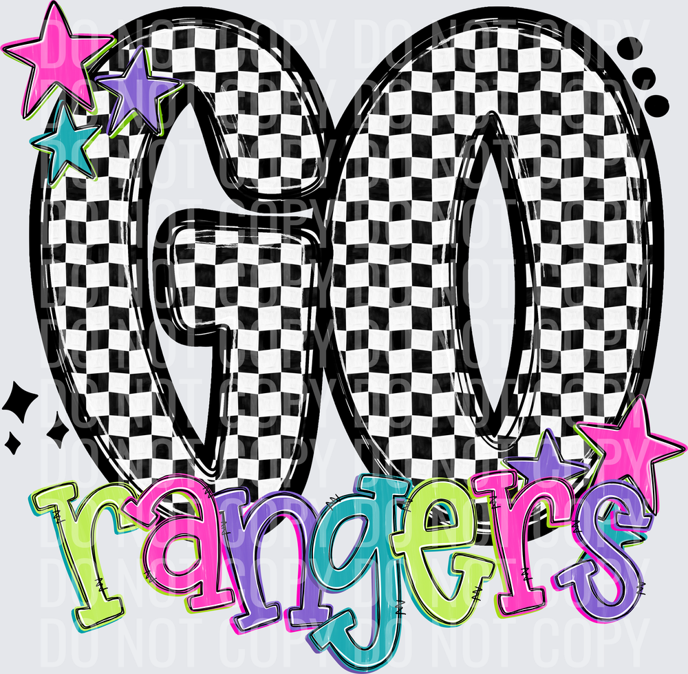 rangersGo Checker Neons 0926-0025