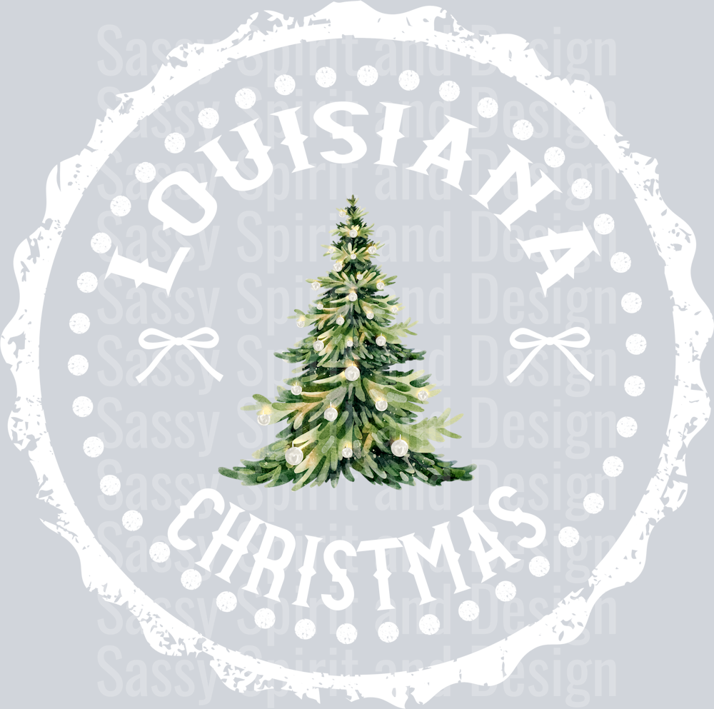 STATE CHRISTMAS STAMP Louisiana