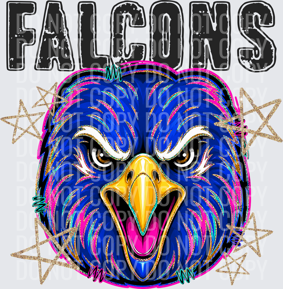 KayndiDesigns 08.26 Grunge Varsity Falcons 2