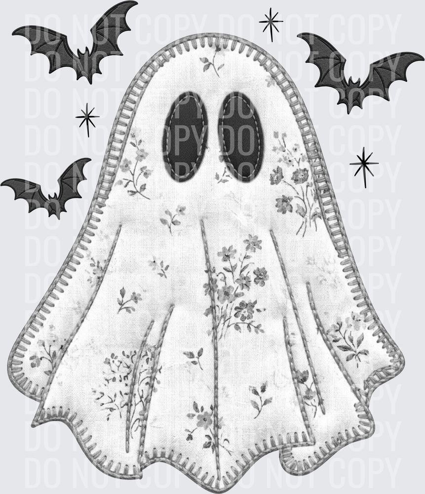 Faux stitched ghost