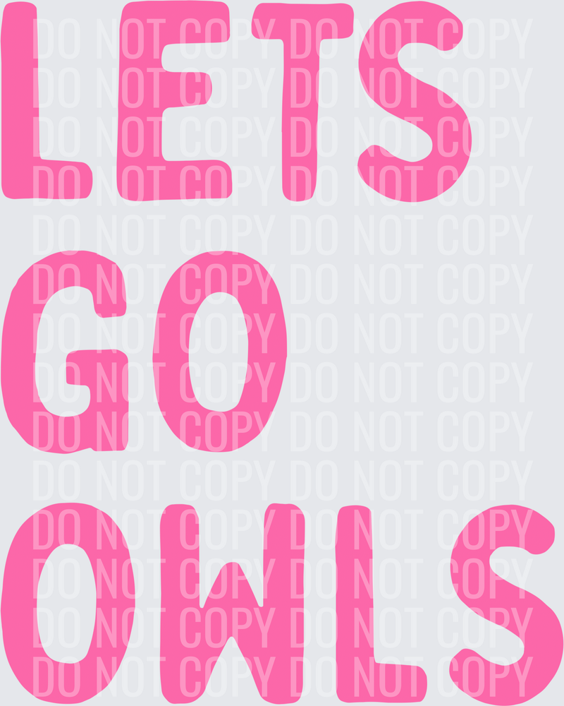 Lets go owls