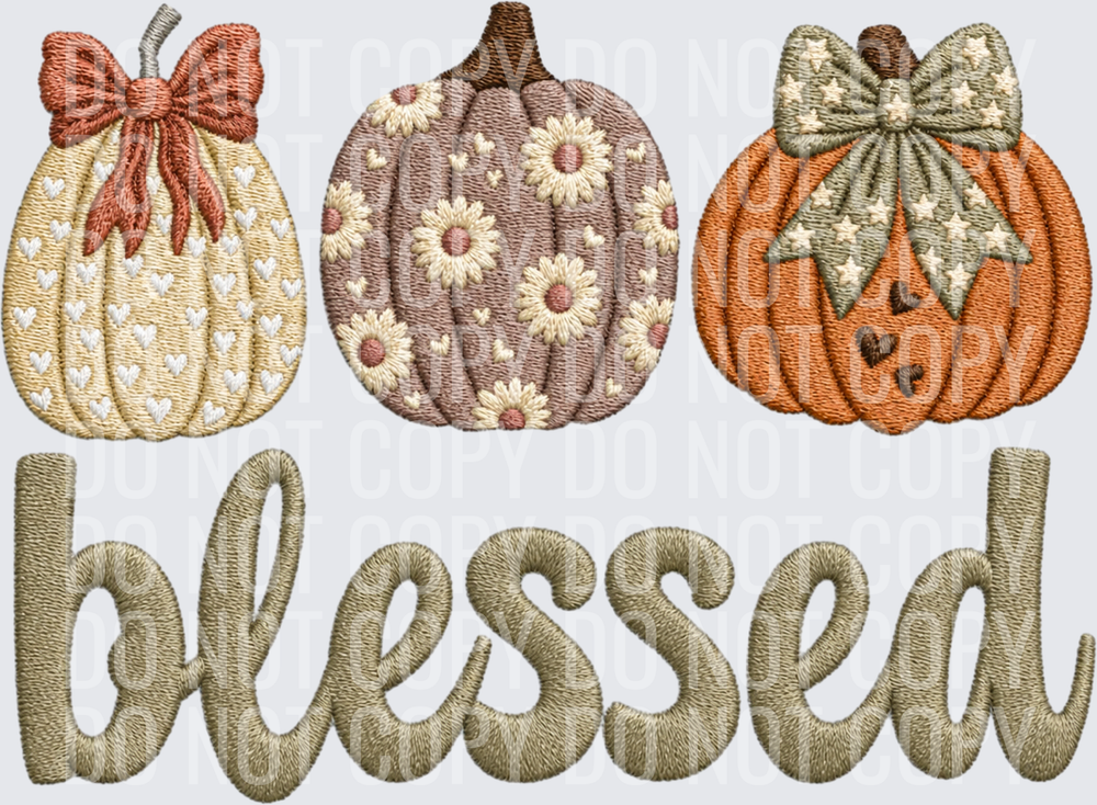 blessed pumpkin trio hwds