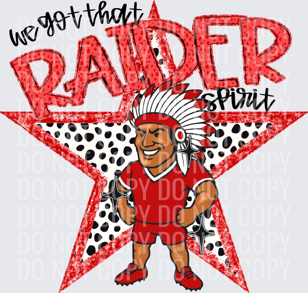 KayndiDesigns 09.26 We Got That Spirit Raider Red