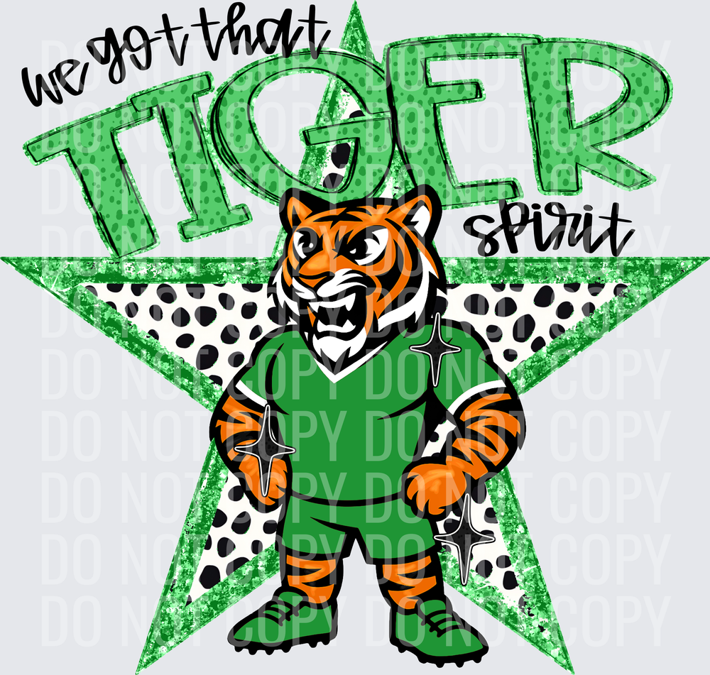 KayndiDesigns 09.26 We Got That Spirit Tiger Green