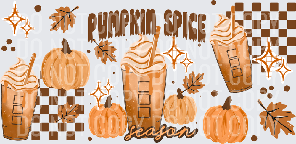 Pumpkin Spice 16oz wrap