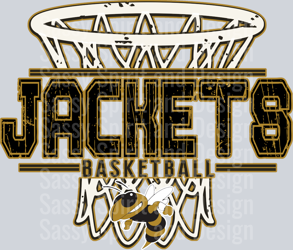 DISTRESSED BASKETBALL NET CLEBURNE JACKETS