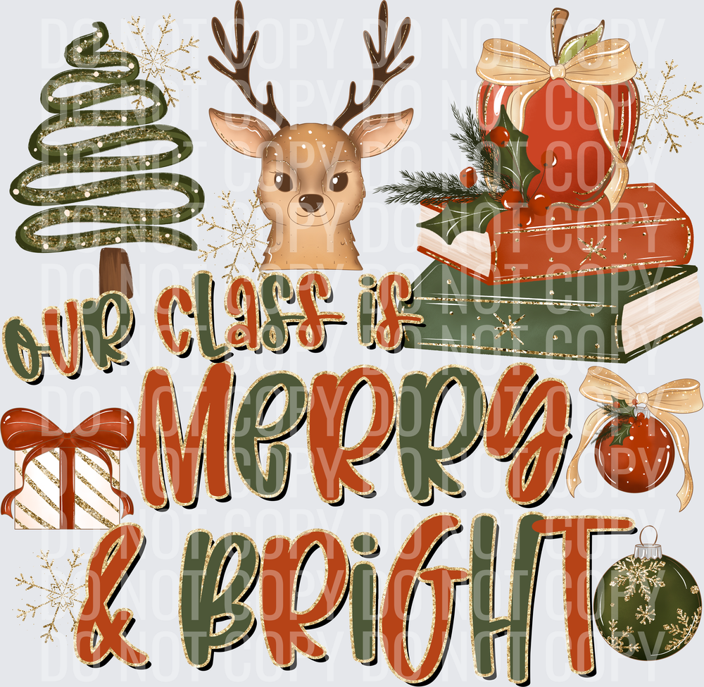 our class is merry and bright