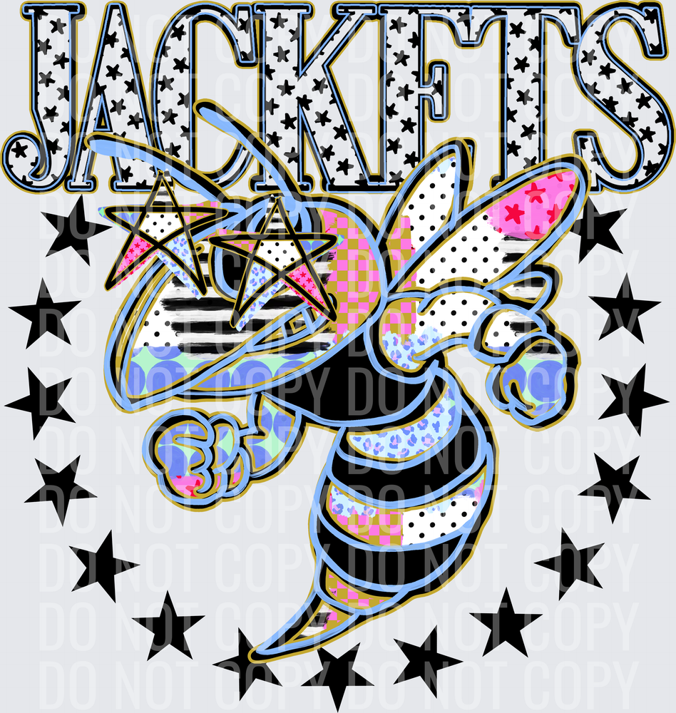 KayndiDesigns 09.26 Patchwork Varisty Stars Jackets