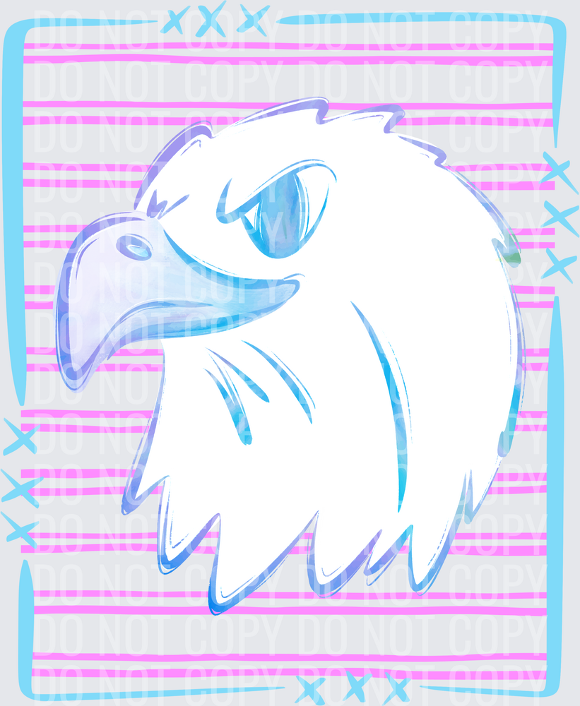 KayndiDesigns 05.26 TieDye Stripe Eagle