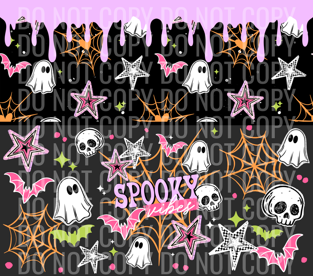 Spooky Vibes Tumbler Wrap