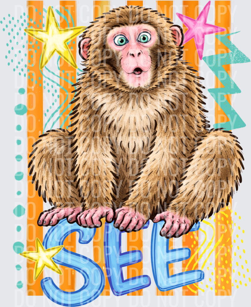 Monkey See Blue