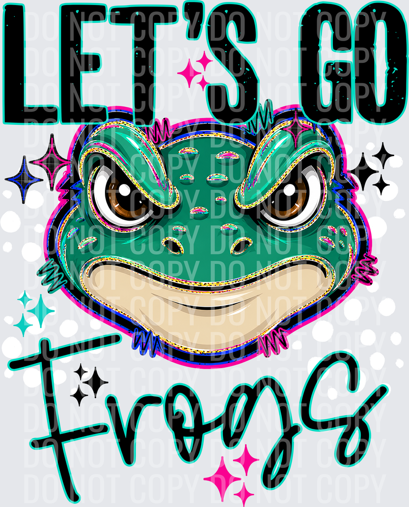 LETS GO MASCOTS FROGS
