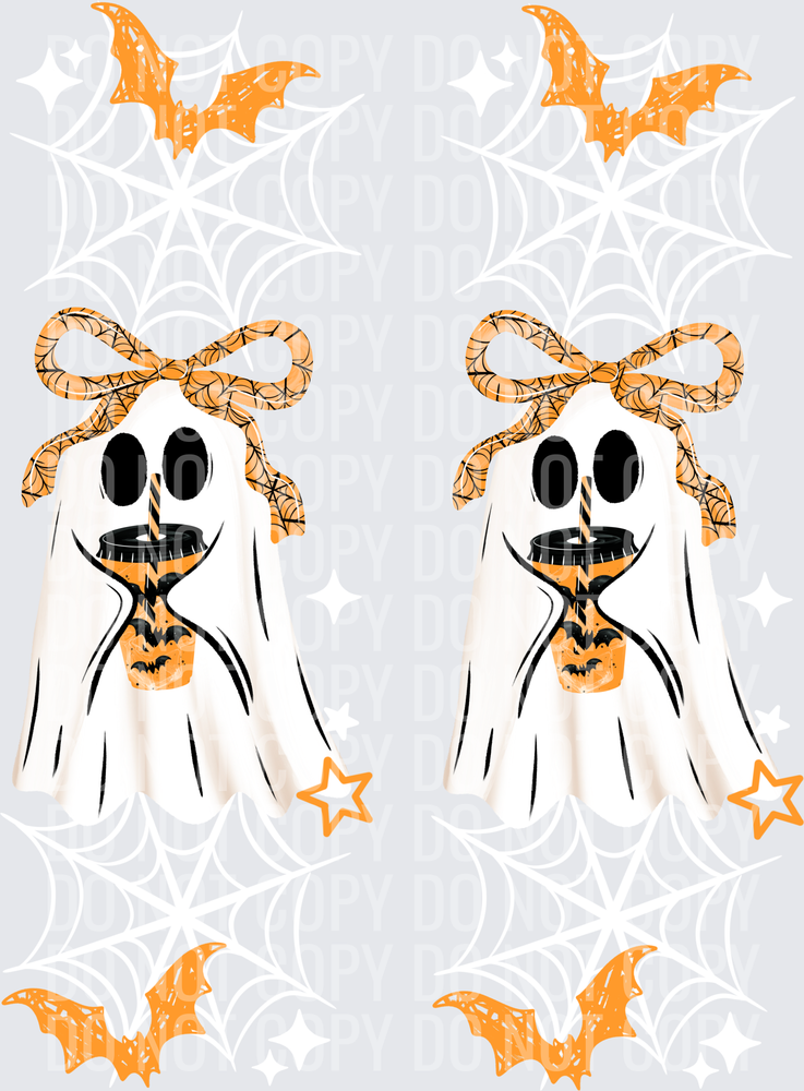 Bat Coffee Ghostie White Sleeves