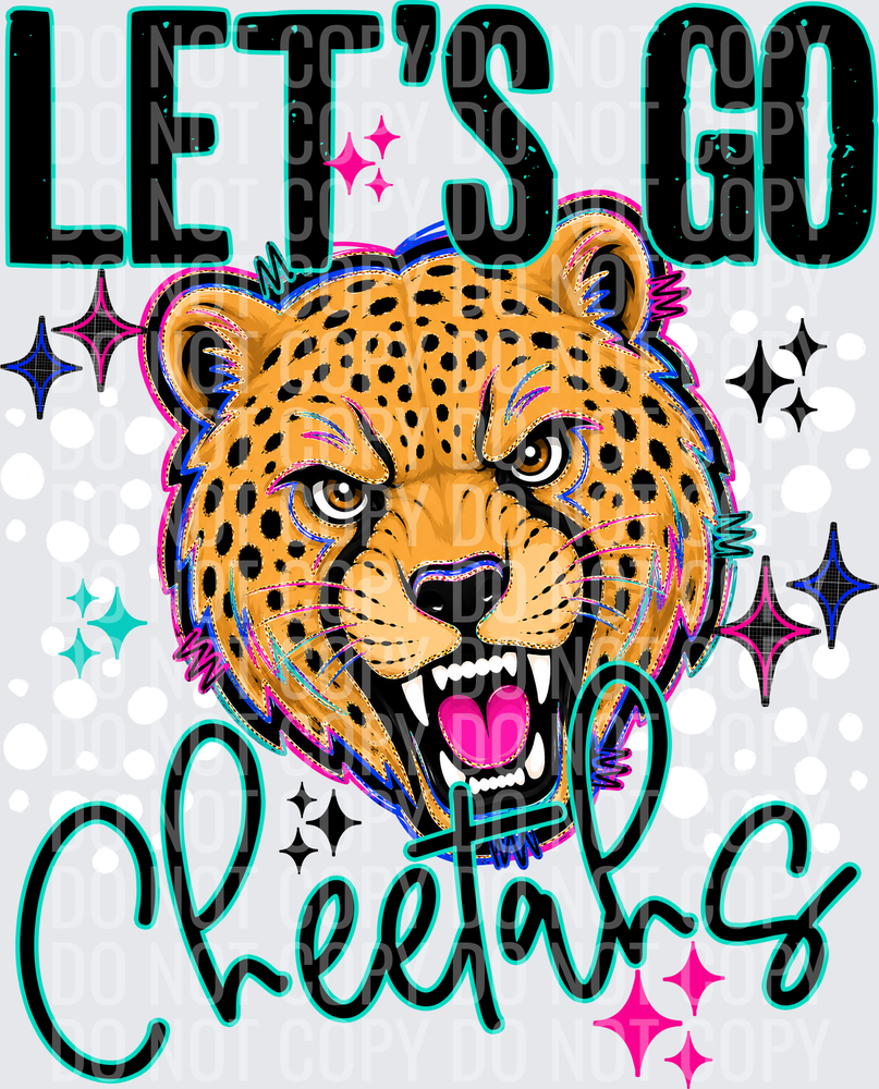 LETS GO MASCOTS CHEETAHS