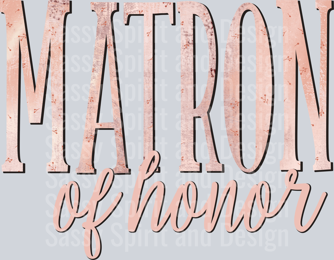 MATRON OF HONOR