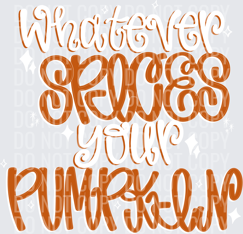 whatever spices your pumpkin