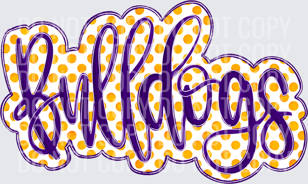 Bulldogs_Purple_Yellow_gold_Dots
