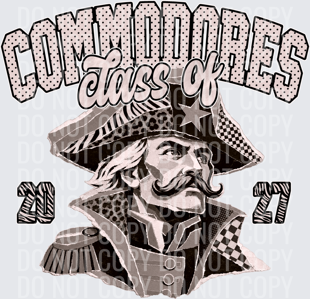KayndiDesigns 10.26 Class of 2027 Neutral Commodores