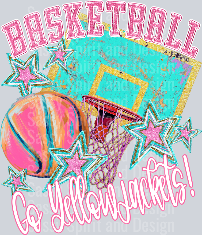 BRIGHT BASKETBALL GO YELLOWJACKETS