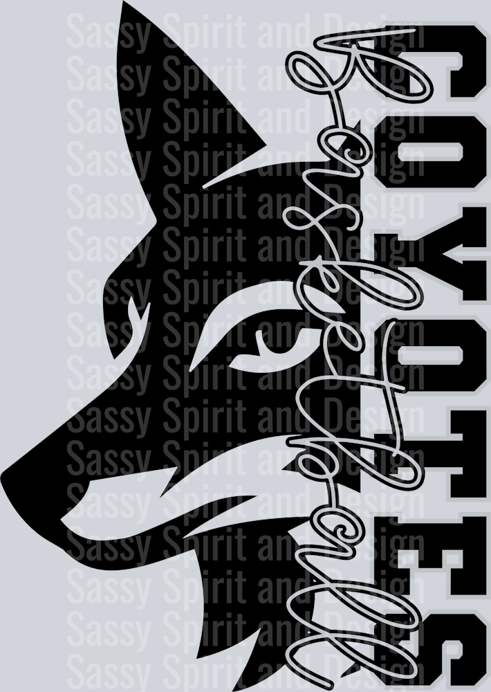 COYOTES BASKETBALL SPLIT FACE