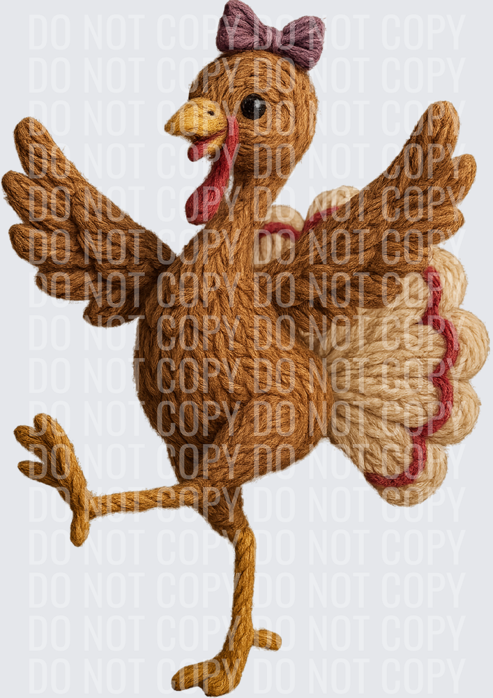 dancing turkey bow