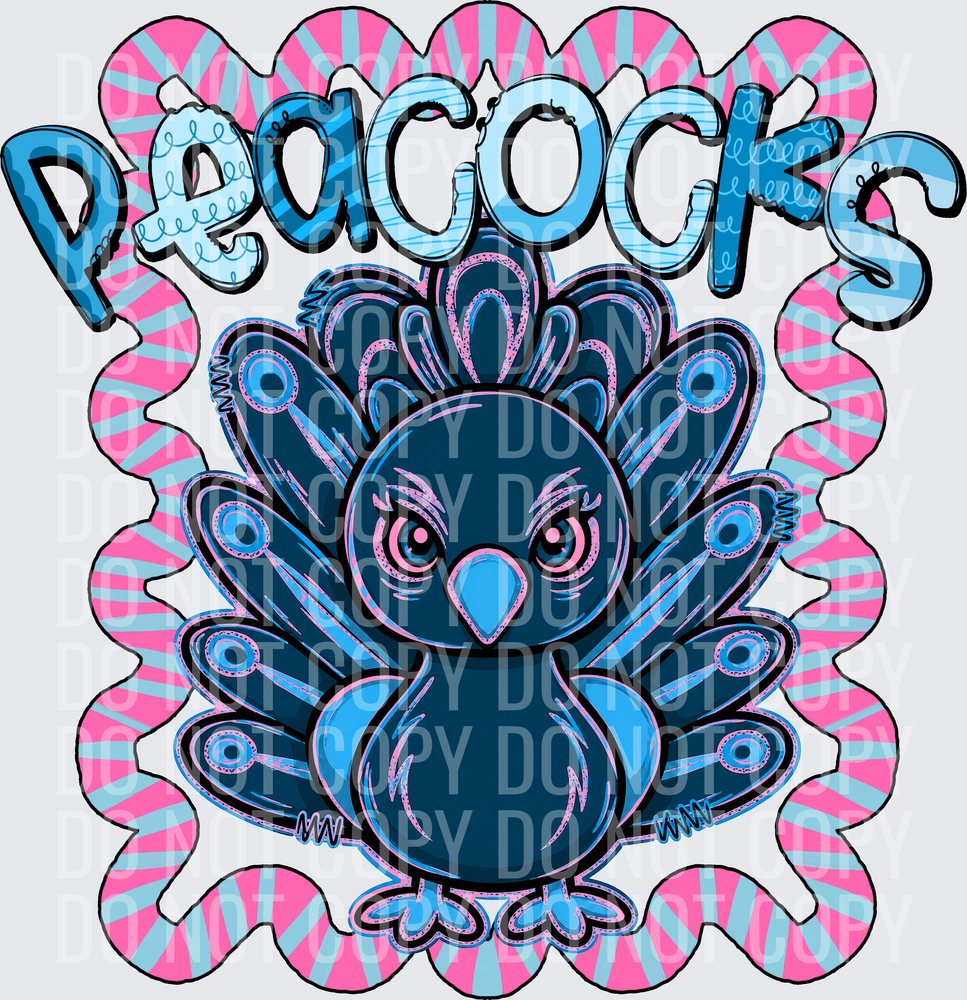 KayndiDesigns 08.26 Whimsy Peacocks