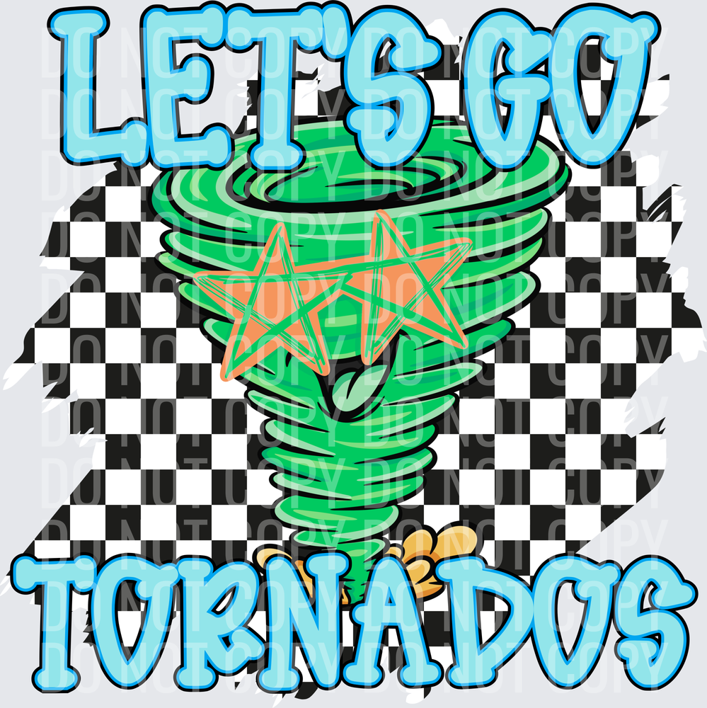 Let’s go tornados checkered
