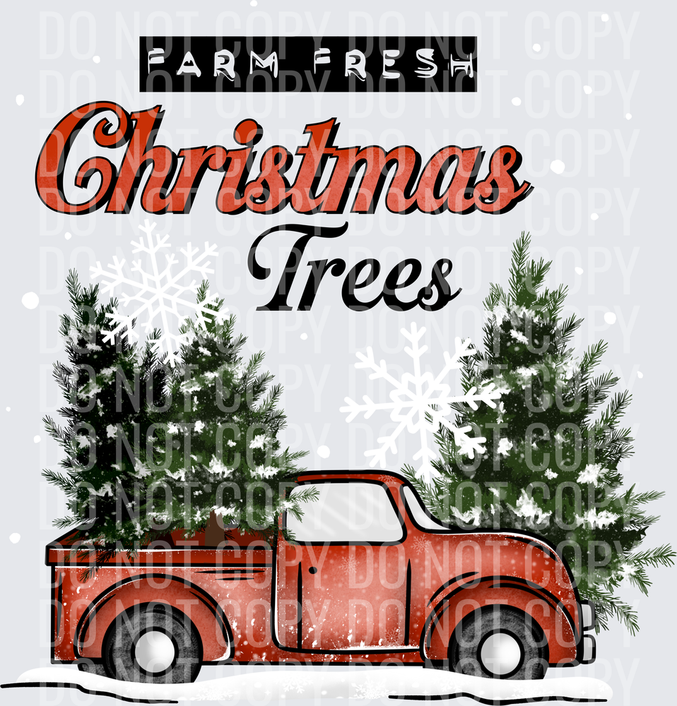 Farm fresh christmas trees