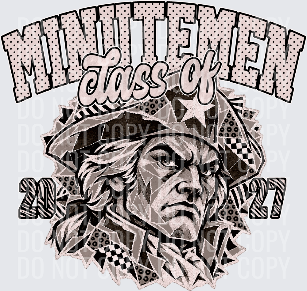 KayndiDesigns 10.26 Class of 2027 Neutral Minutemen