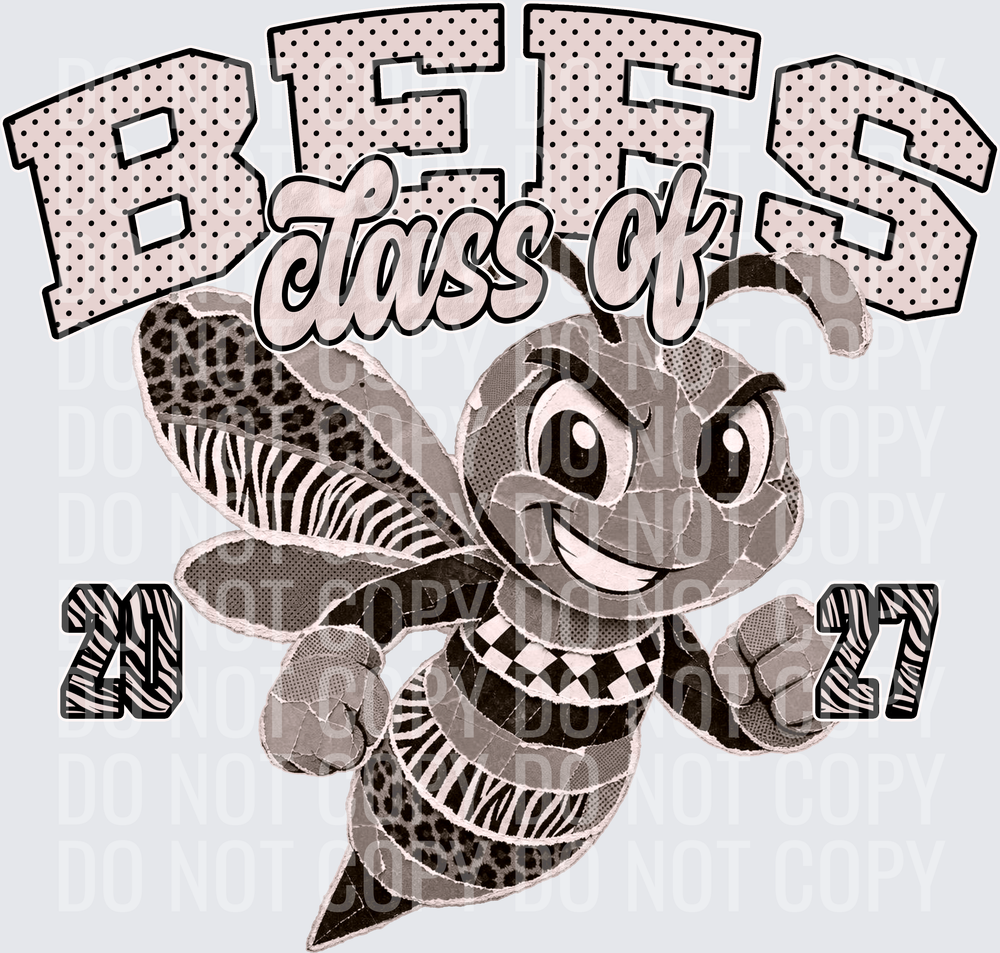 KayndiDesigns 10.26 Class of 2027 Neutral Bees