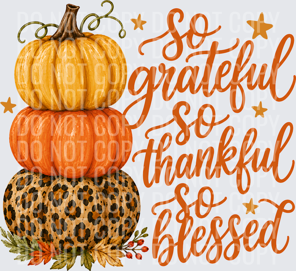 SO GRATEFUL SO THANKFUL SO BLESSED