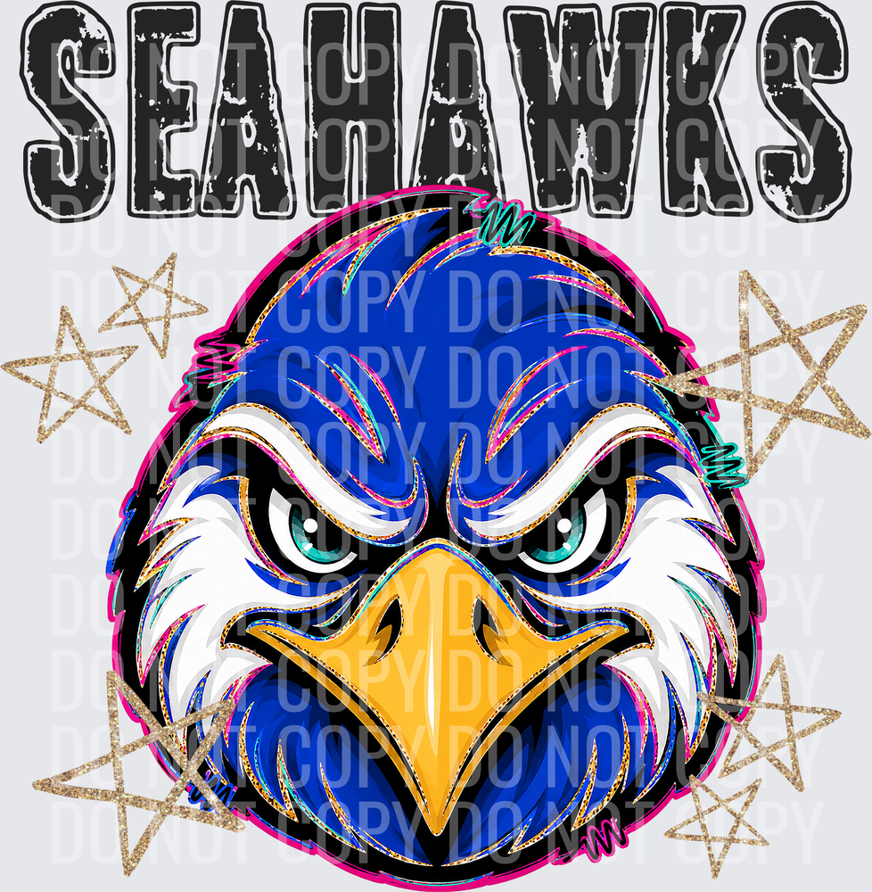 KayndiDesigns 08.26 Grunge Varsity Seahawks