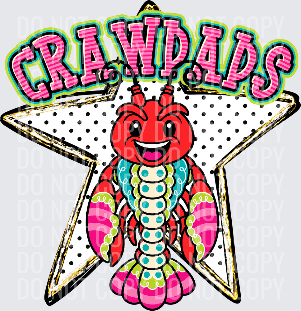 KayndiDesigns 10.26 Pattern Parade Star Crawdads