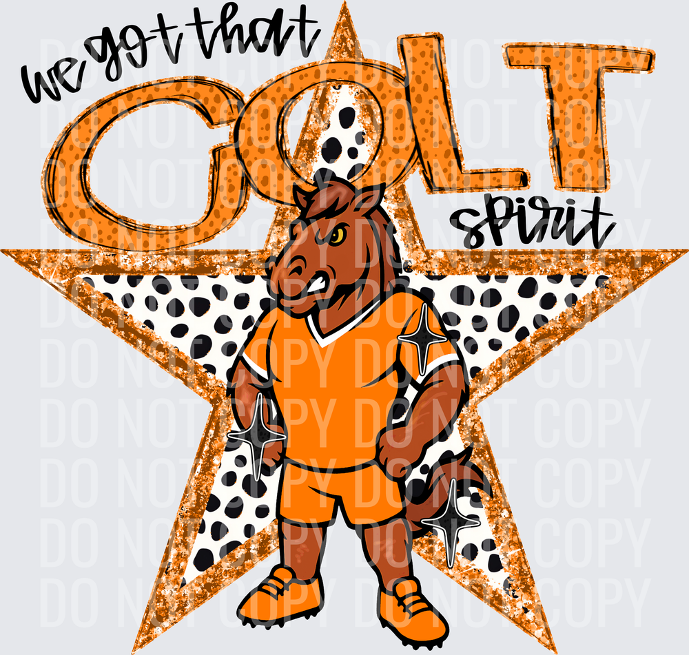KayndiDesigns 09.26 We Got That Spirit Colt Orange