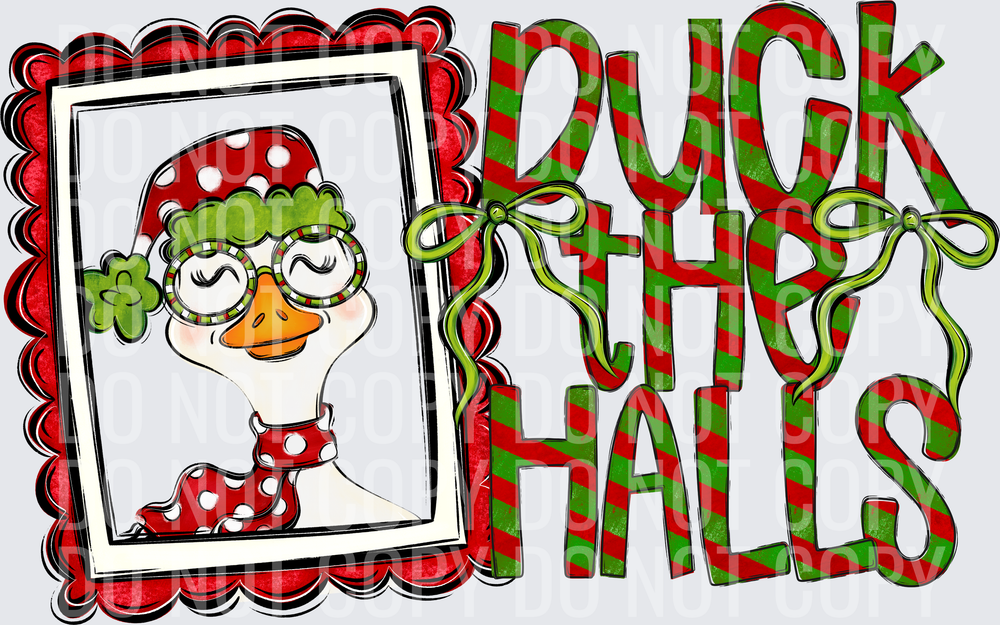 DUCK THE HALLS BOWS