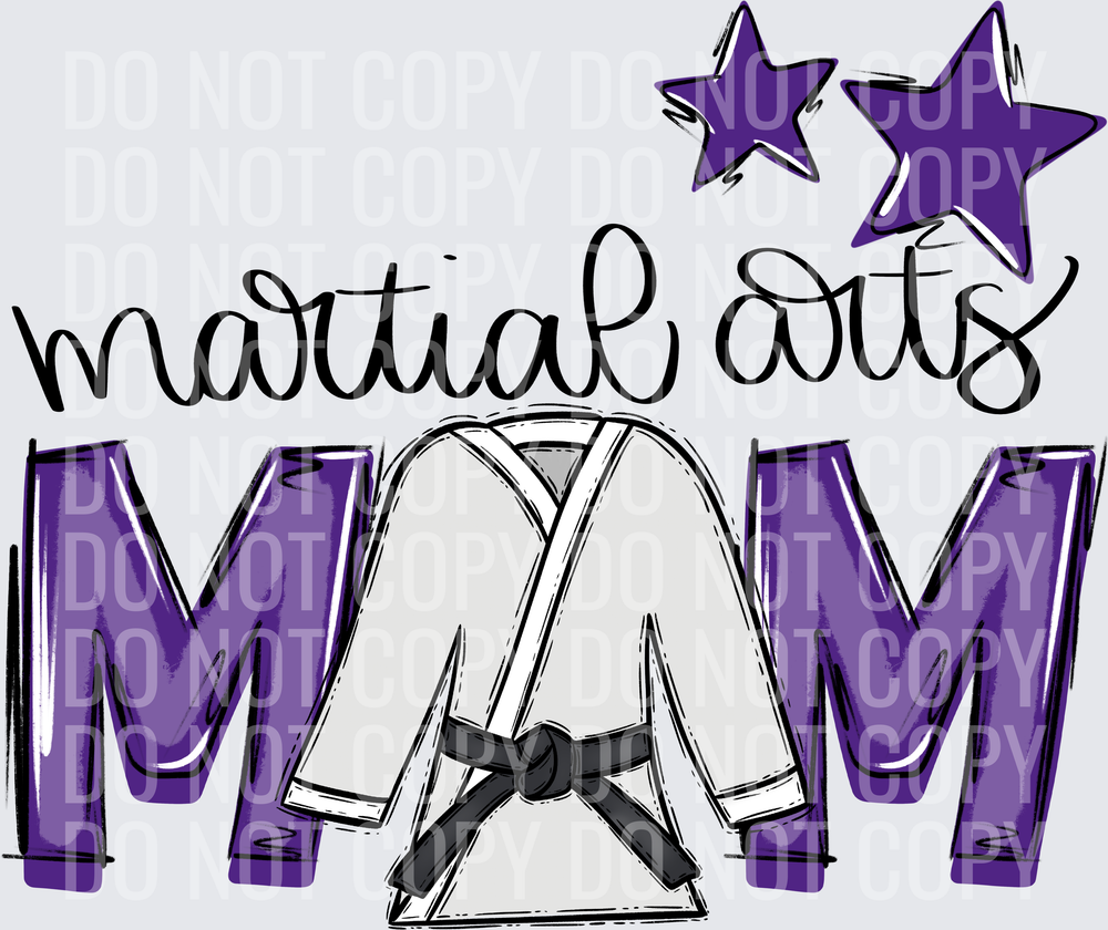 purple martial arts