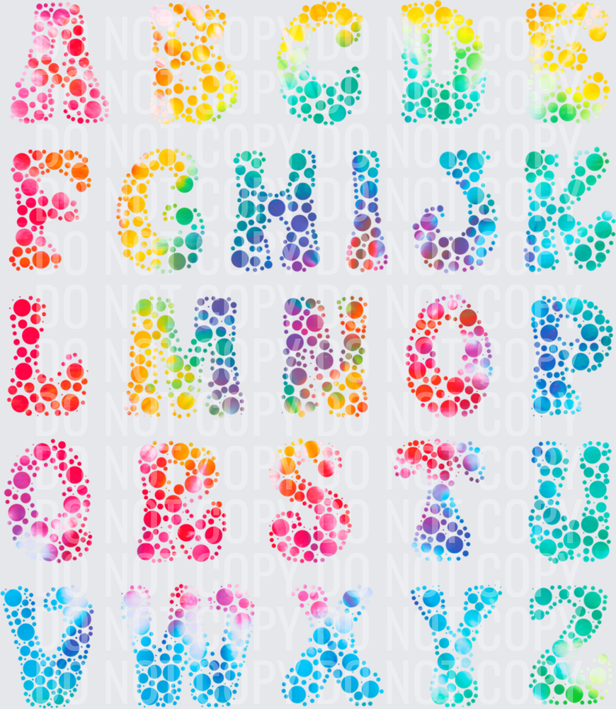 Teacher Happy Dot Day Alphabet Colorful Polka Dot Teaching Performance T-Shirt