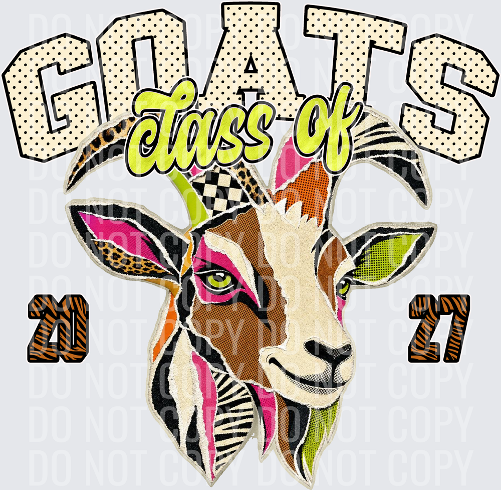 KayndiDesigns 10.26 Class of 2027 Bright Goats