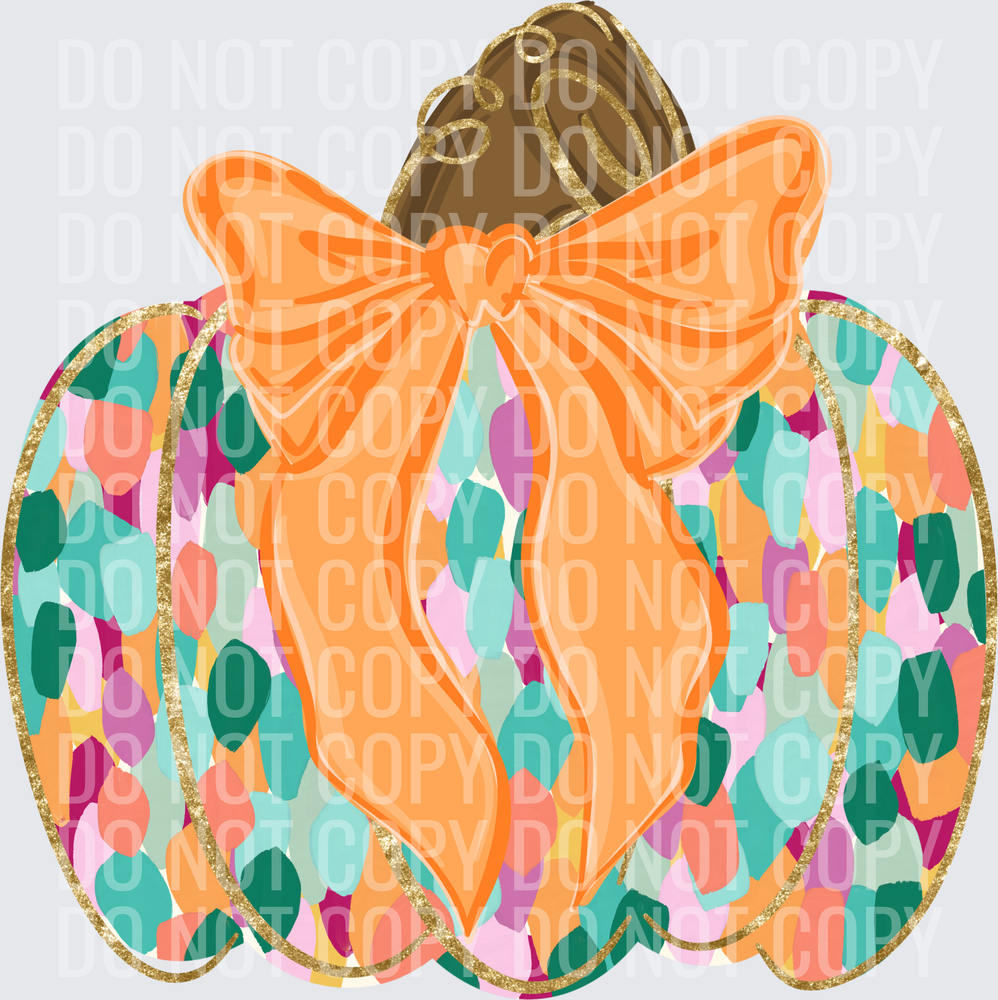 Colorful pumpkin