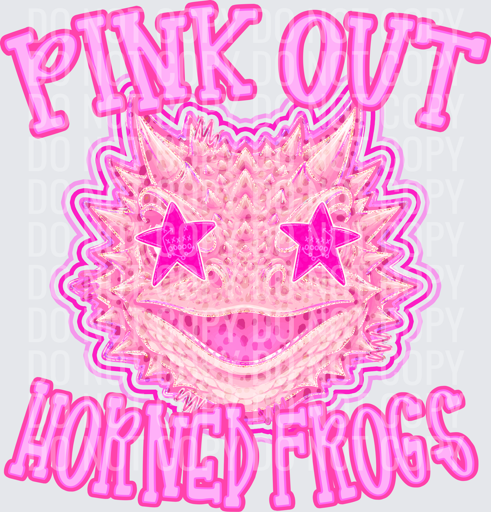 KayndiDesigns 09.26 Pink Out Horned Frogs