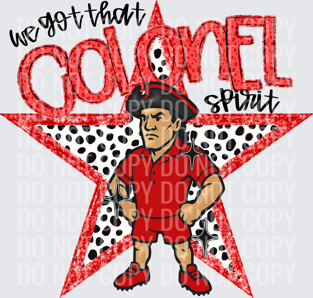KayndiDesigns 09.26 We Got That Spirit Colonel Red