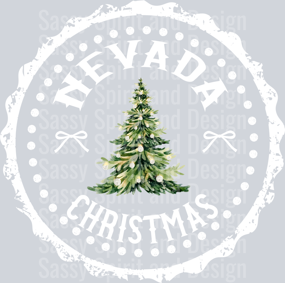 STATE CHRISTMAS STAMP Nevada