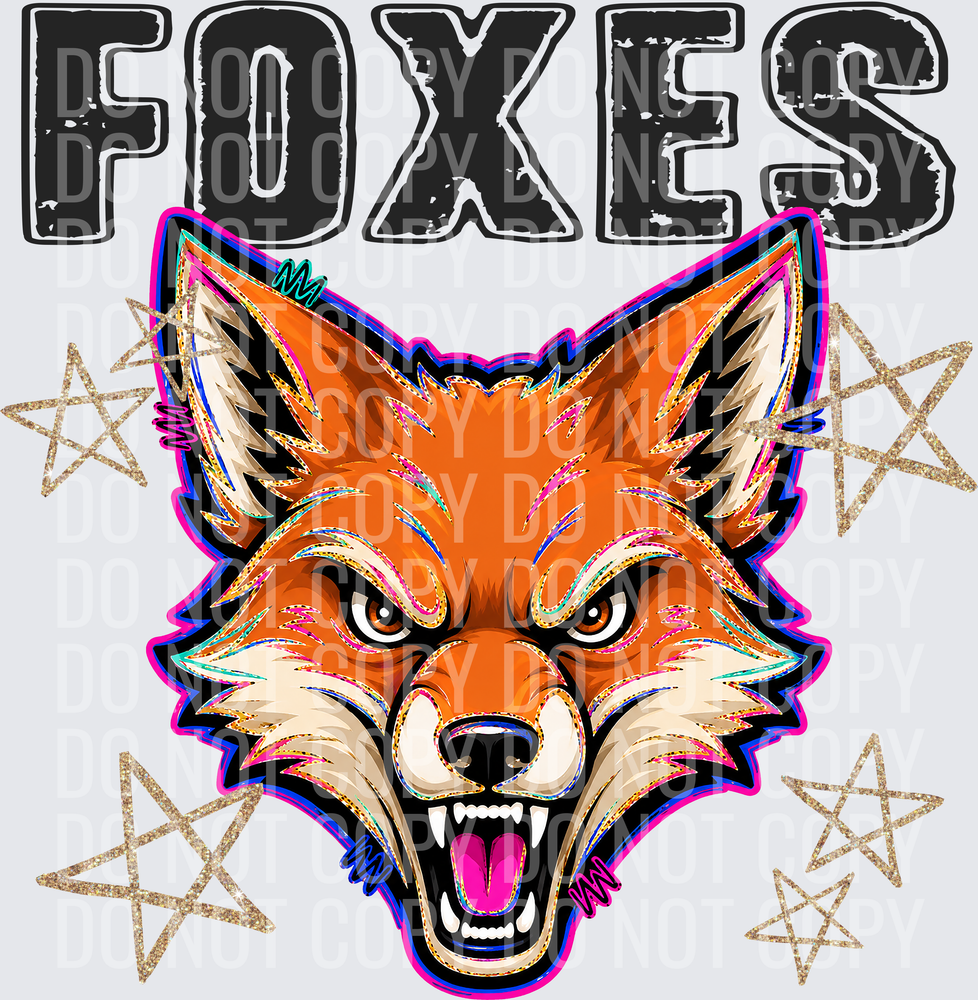 KayndiDesigns 08.26 Grunge Varsity Foxes
